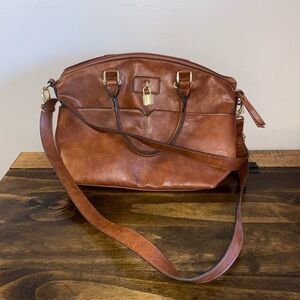 Bueno Brown Chestnut Shoulder or Crossbody Purse Bag NWT